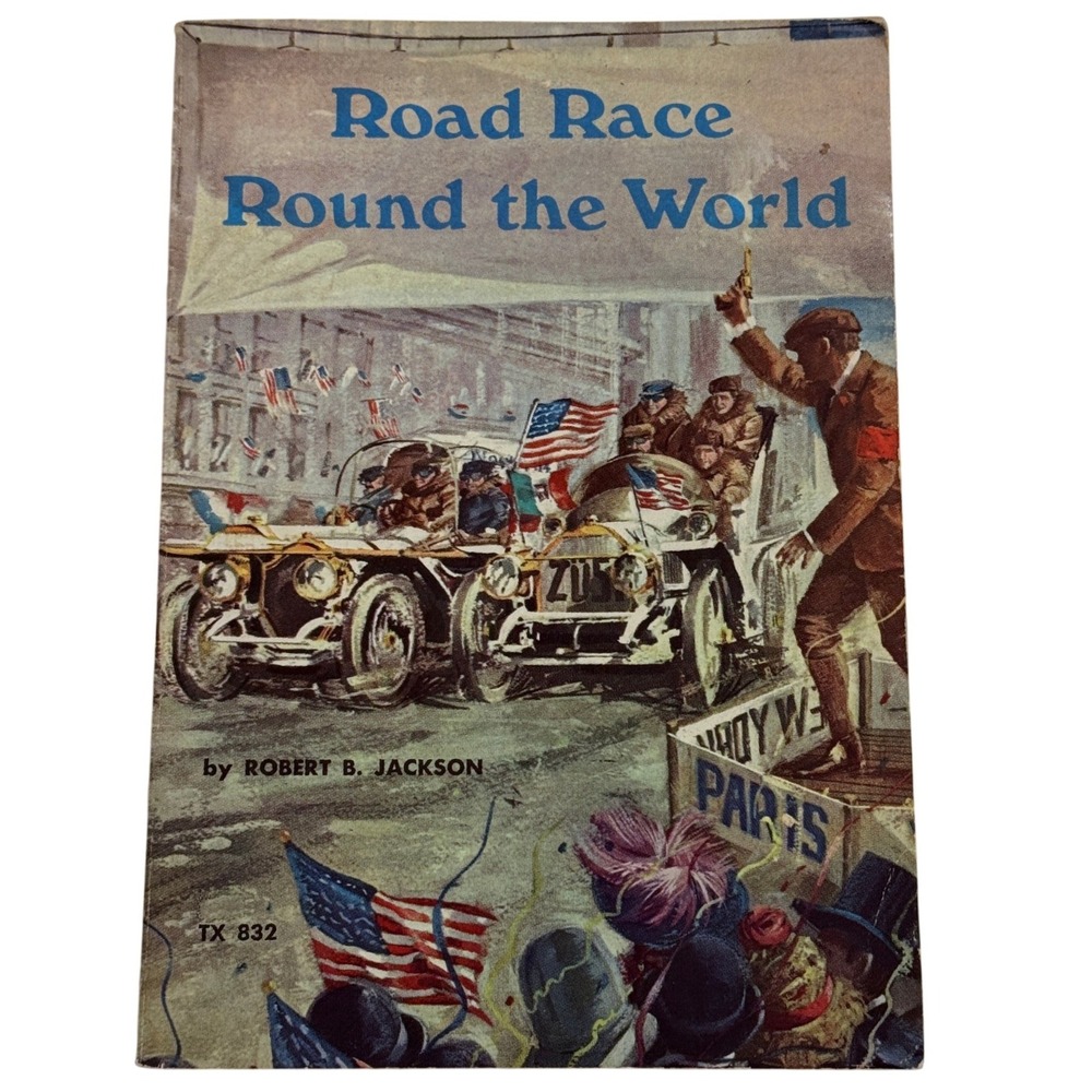 Scholastic Road Race Round the World Book Robert B Jackson 1973 Vintage Paperbk
